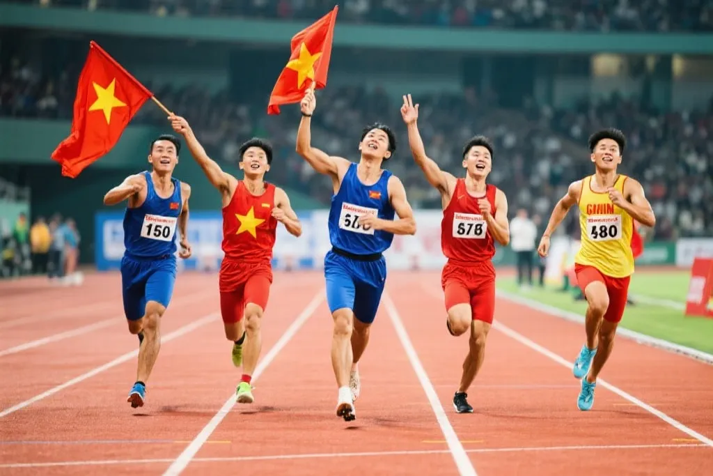 亚洲田径赛场上的“越南速度”：4x400米接力队如何连续两年书写金牌传奇？
